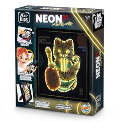 Cadre néon - Maneki-neko