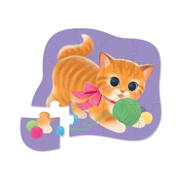 Mini puzzle 12 pièces - Chaton