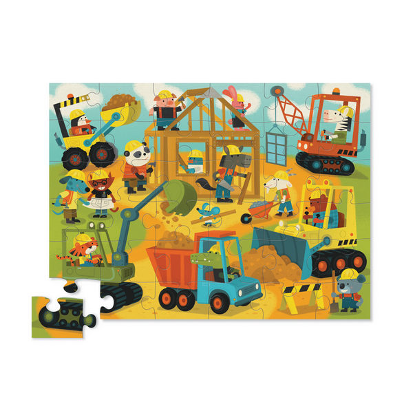 Maxi puzzle 36 pièces - Les constructeurs