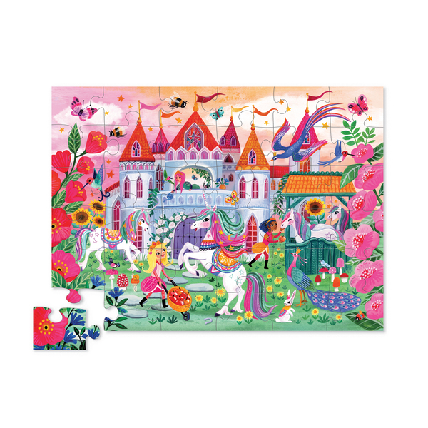 Maxi puzzle 36 pièces - Château licorne