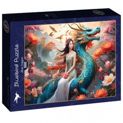 Puzzle 500 pièces - Dragon bleu