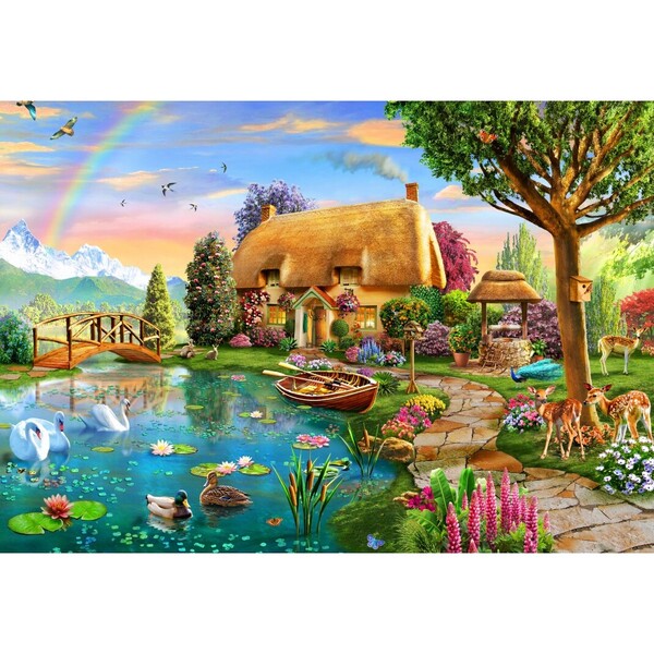 Puzzle 1000 pièces - Lakeside Cottage