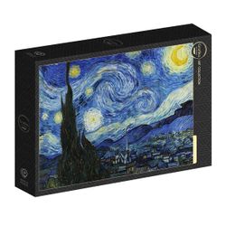 Puzzle 500 pièces - Vincent Van Gogh, La nuit étoilée (1889)