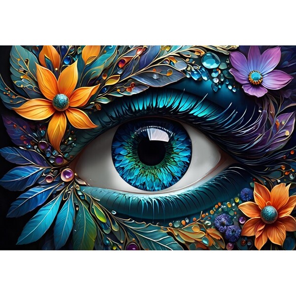 Puzzle 1000 pièces - Regarde moi