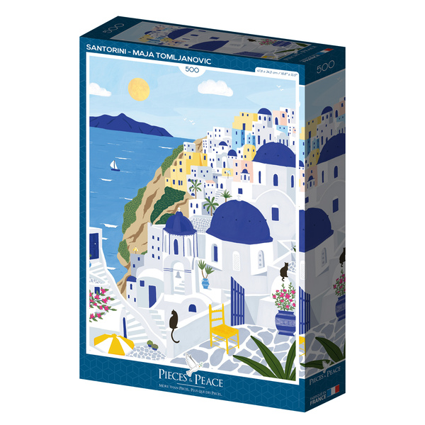 Puzzle 500 pièces - Santorin