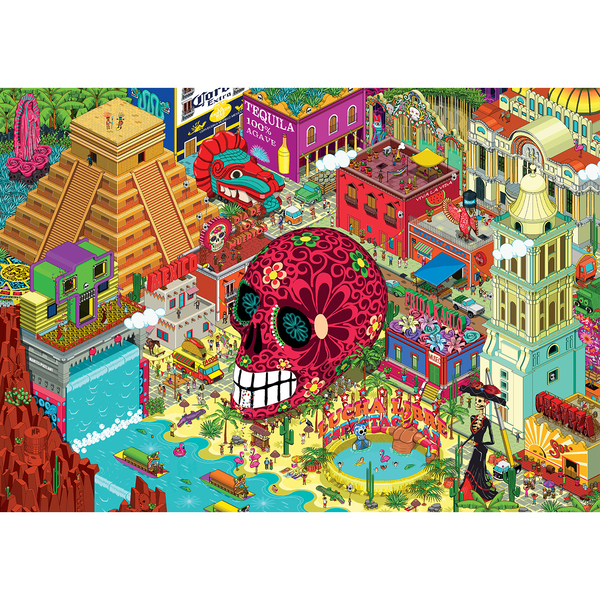 Puzzle 1500 pièces - Mexique