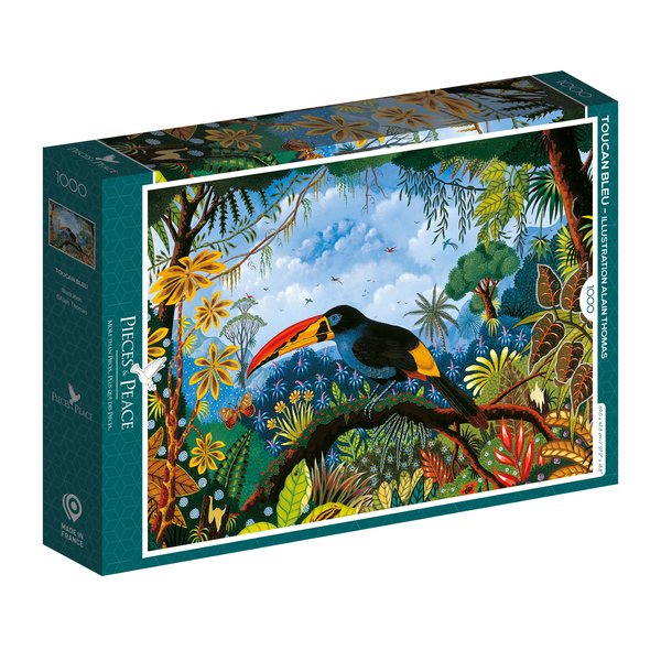 Puzzle 1000 pièces - Toucan bleu