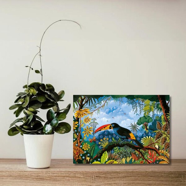 Puzzle 1000 pièces - Toucan bleu