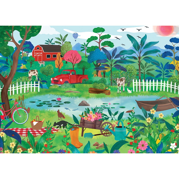 2 Puzzles 500 pièces - Ode au Printemps