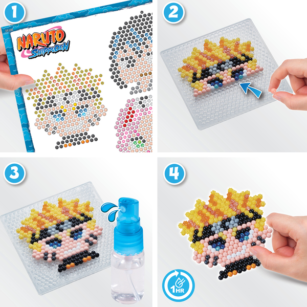 Aquabeads - 35118 - Coffret Porte-clés Naruto