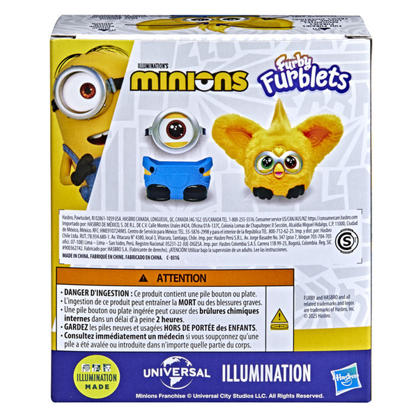 Furby Furblets Minions - Mini peluche électronique
