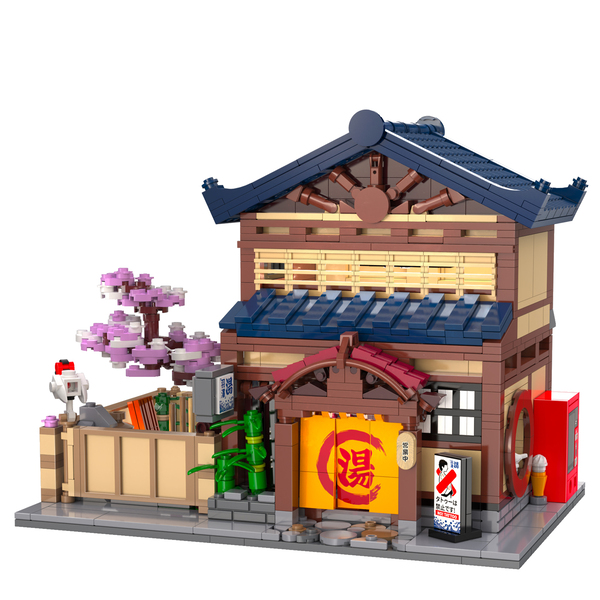 Set de construction CaDA - Bains japonais (1249 pièces)