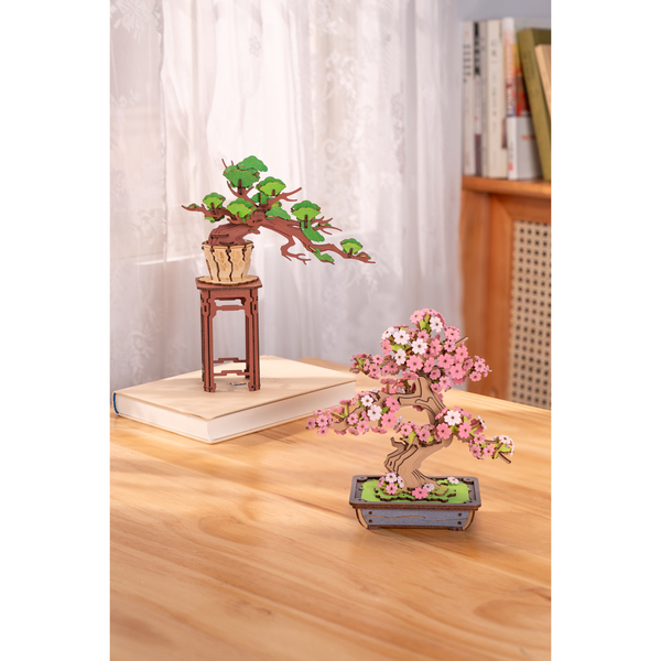 Puzzle en bois 3D - Bonsai (115 pièces)