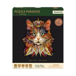 Puzzle Paradise en bois  - Roi chat