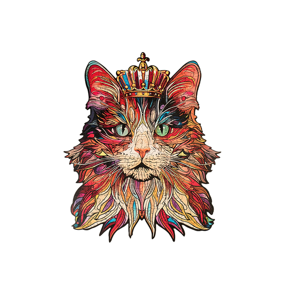 Puzzle Paradise en bois  - Roi chat