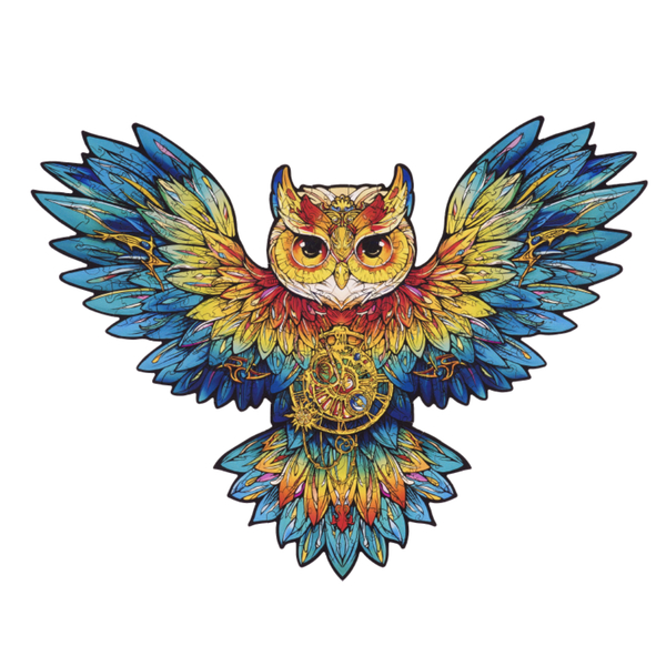 Puzzle Paradise  en bois - Hibou