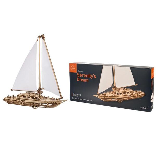 Puzzle 3D en bois - Voilier Le Rêve de Sérénité - 365 pièces