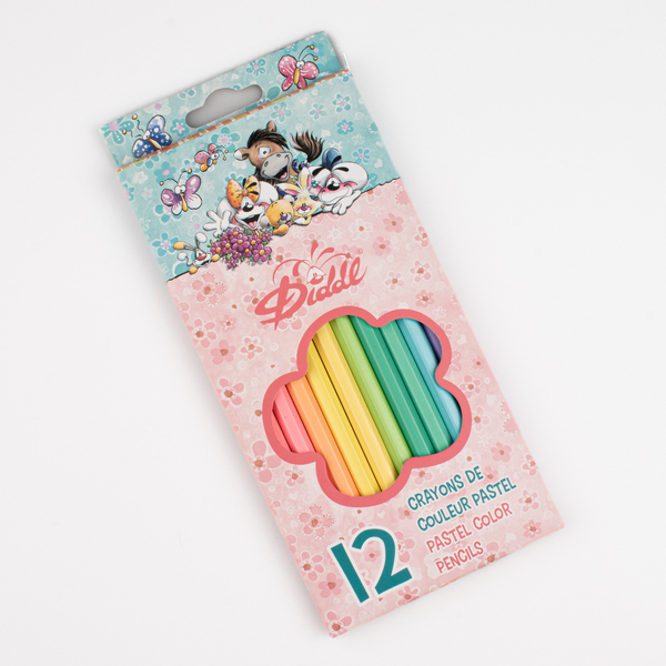 Boite de 12 crayons de couleur parfumés Diddl
