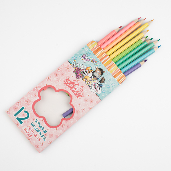 Boite de 12 crayons de couleur parfumés Diddl