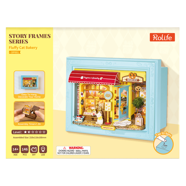 Maquette Boulangerie Fluffy Cat (149 pièces)