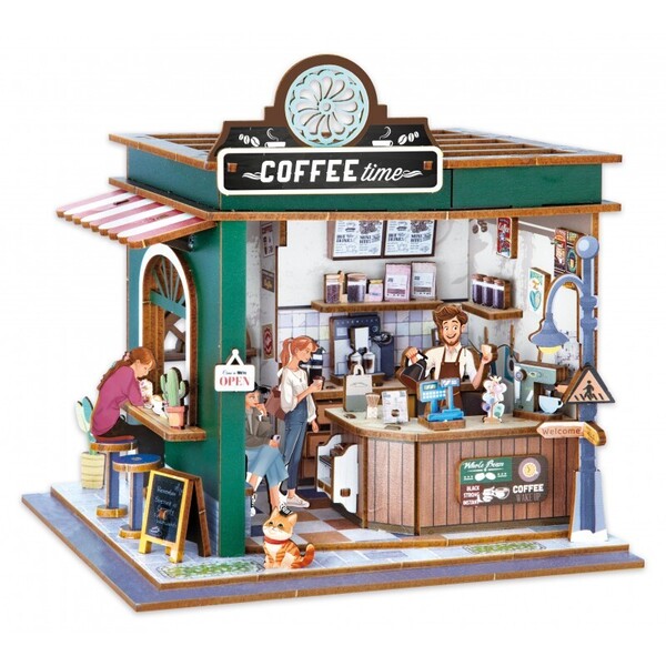 Diorama café (120 pièces)