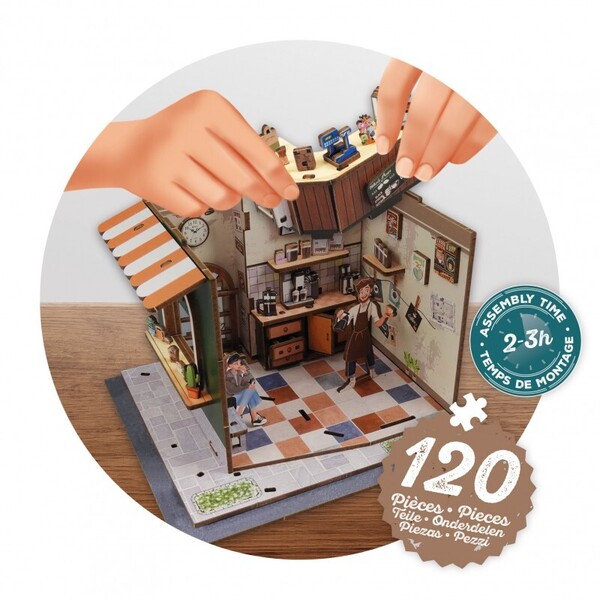Diorama café (120 pièces)