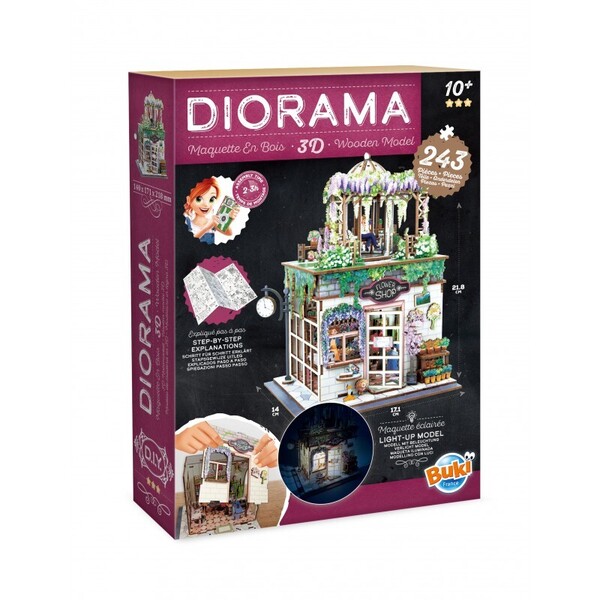 Diorama fleuriste (243 pièces)