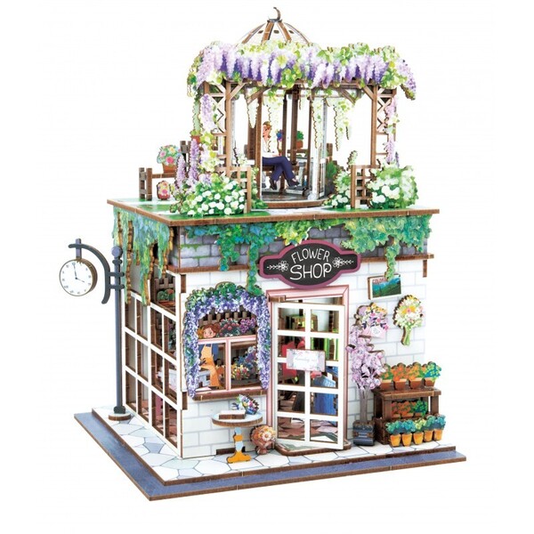 Diorama fleuriste (243 pièces)