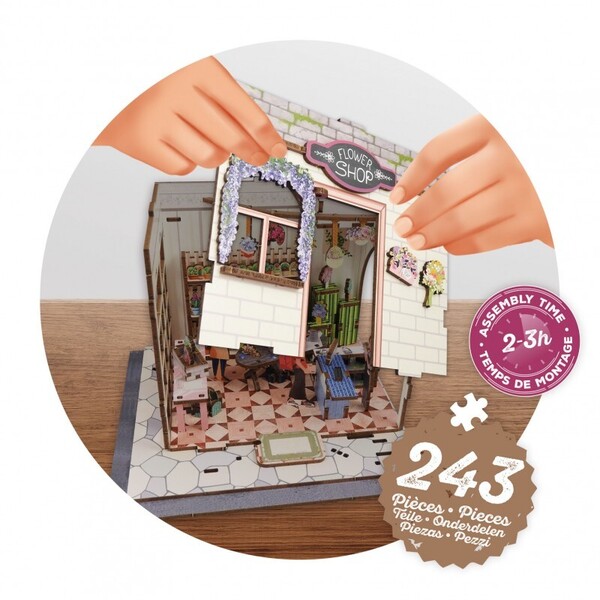 Diorama fleuriste (243 pièces)