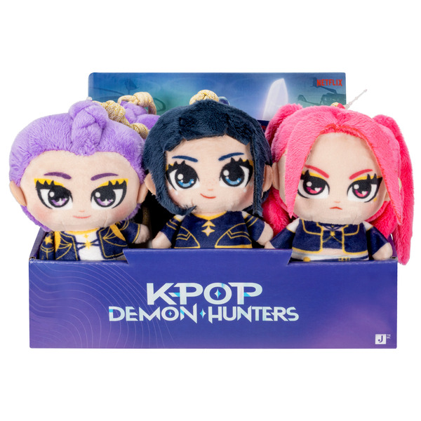 Porte-clés peluche KPOP Demon Hunters 10cm (modèle aléatoire)