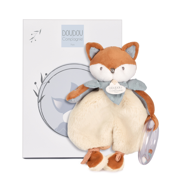 Doudou hochet renard