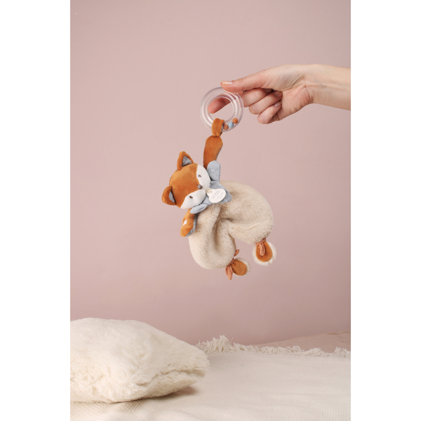 Doudou hochet renard