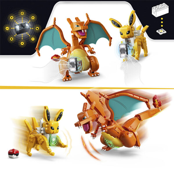  72167 - LEGO® Pokémon - SMART Play : Le combat ultime entre Dracaufeu et Voltali