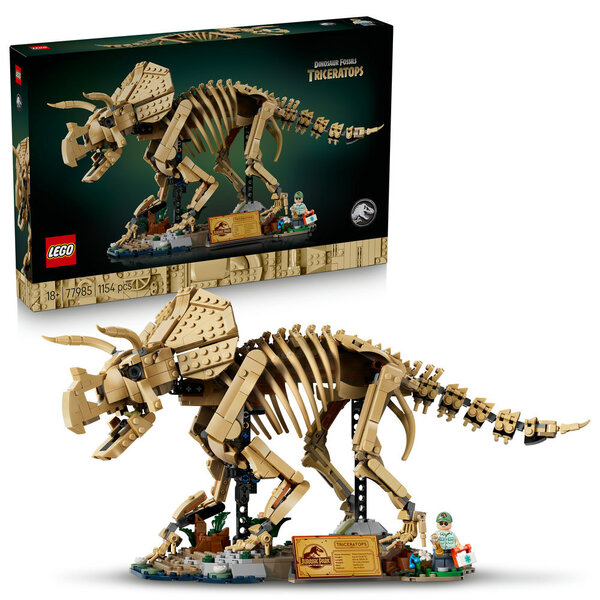 77985 - LEGO® Jurassic World - Les fossiles de dinosaure : le tricératops
