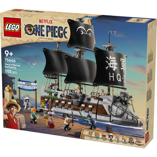 75646 - LEGO One Piece - Le Navire de la Marine de Garp