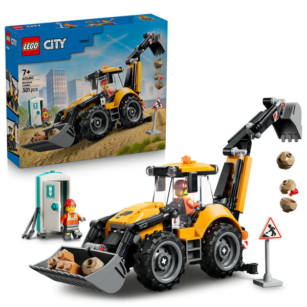 60480 - LEGO® City - Le tractopelle jaune