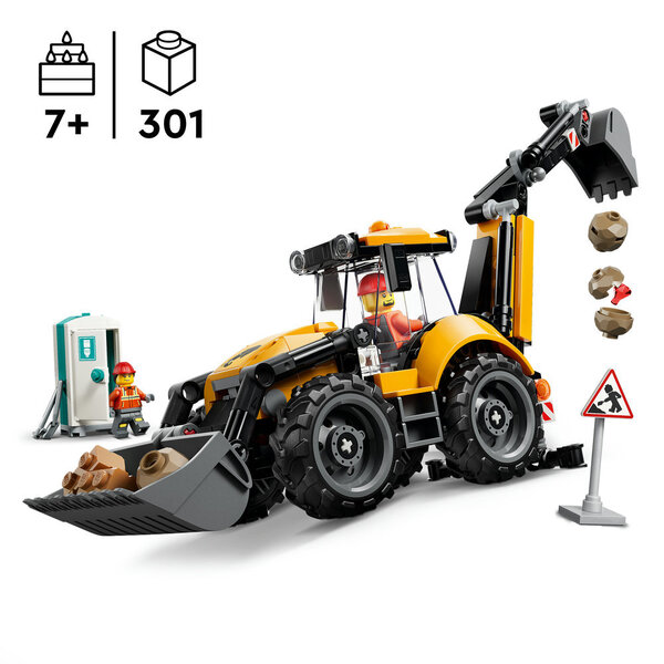 60480 - LEGO® City - Le tractopelle jaune