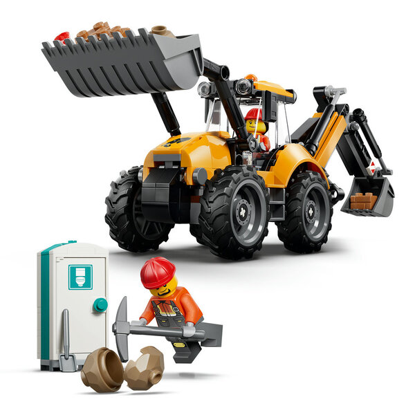 60480 - LEGO® City - Le tractopelle jaune
