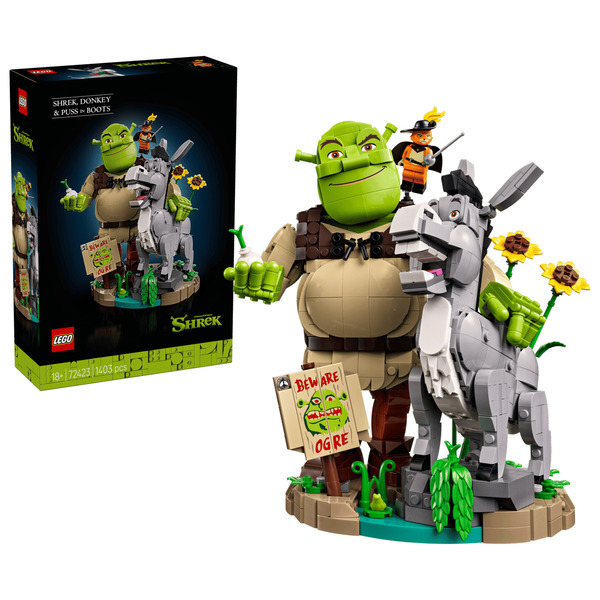  72423 - LEGO® Shrek - Shrek, l’Âne et le Chat Potté
