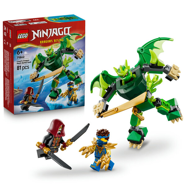 71862 - LEGO® Ninjago - Pack de combat : le robot dragon de Lloyd
