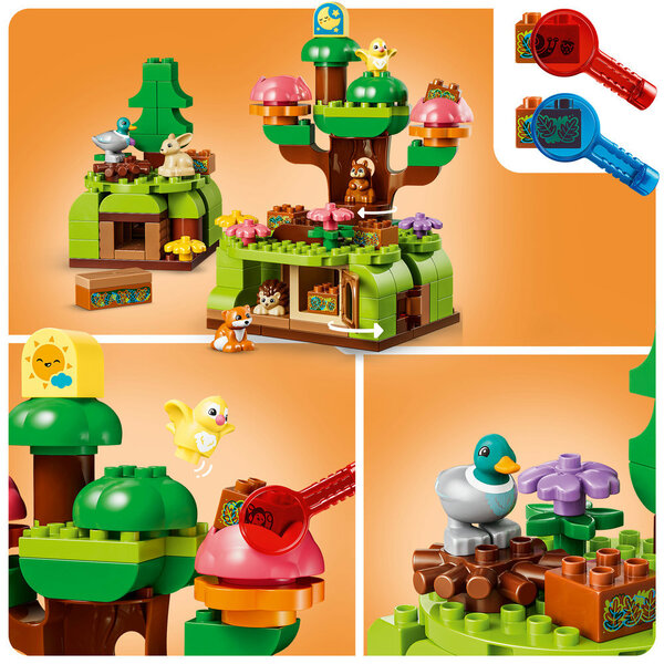 10480 - LEGO® DUPLO Town - Découverte de la forêt avec des animaux sauvages
