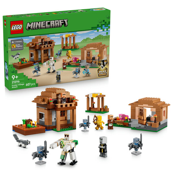 21596 - LEGO® Minecraft - L Évocateur à l attaque du village