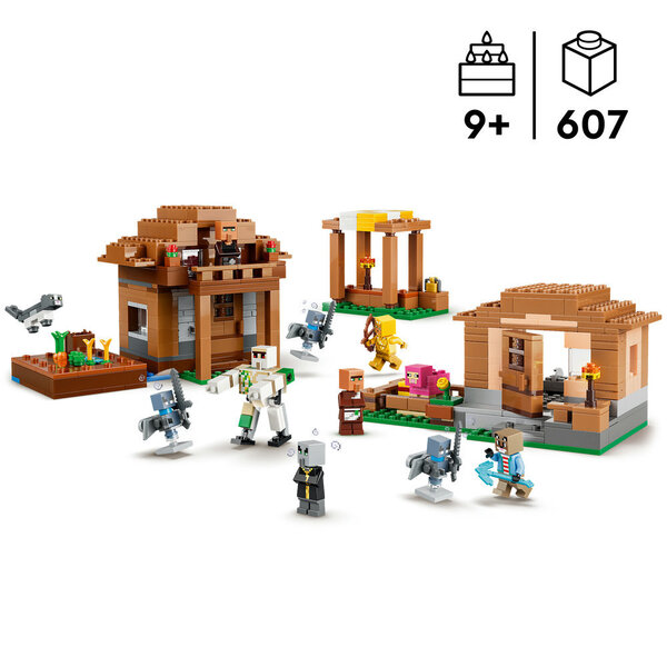 21596 - LEGO® Minecraft - L Évocateur à l attaque du village
