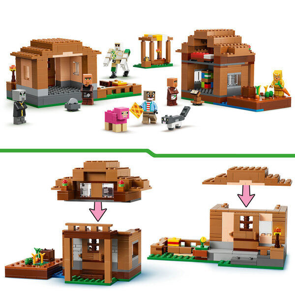 21596 - LEGO® Minecraft - L Évocateur à l attaque du village