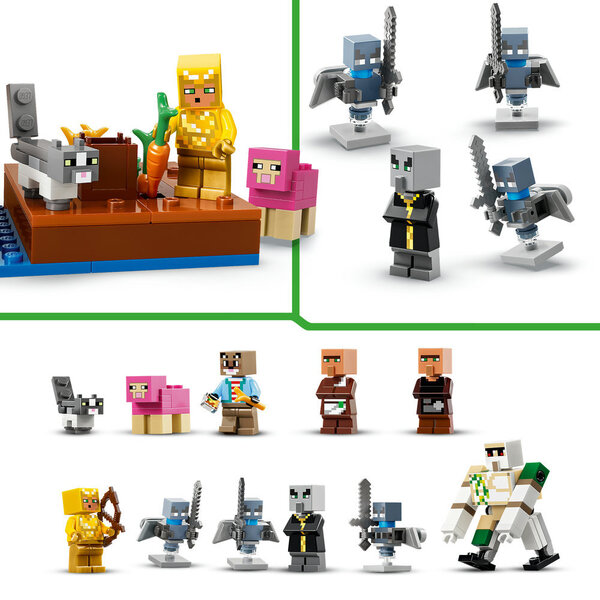 21596 - LEGO® Minecraft - L Évocateur à l attaque du village