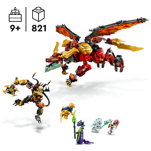 71868 - LEGO® Ninjago - Le robot dragon transformable de Braséra