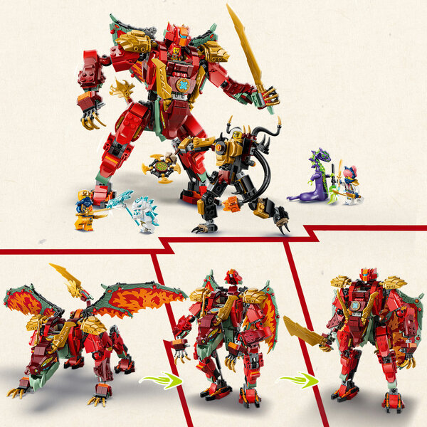 71868 - LEGO® Ninjago - Le robot dragon transformable de Braséra