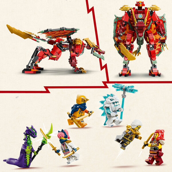 71868 - LEGO® Ninjago - Le robot dragon transformable de Braséra