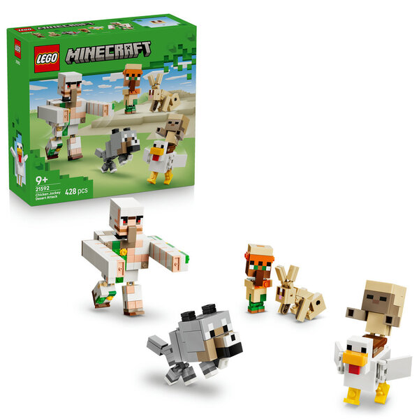 21592 - LEGO® Minecraft - L’attaque du désert du Poulet chevauché
