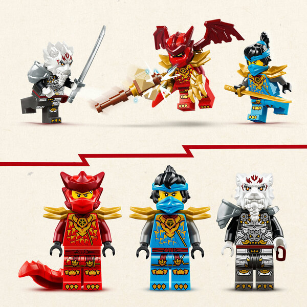 71863 - LEGO® Ninjago - Zilvar et Grimtak la bête draconique
